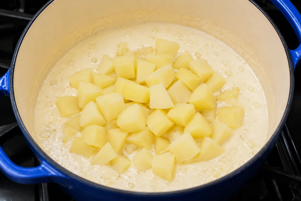 Adding Potatoes to the Soup