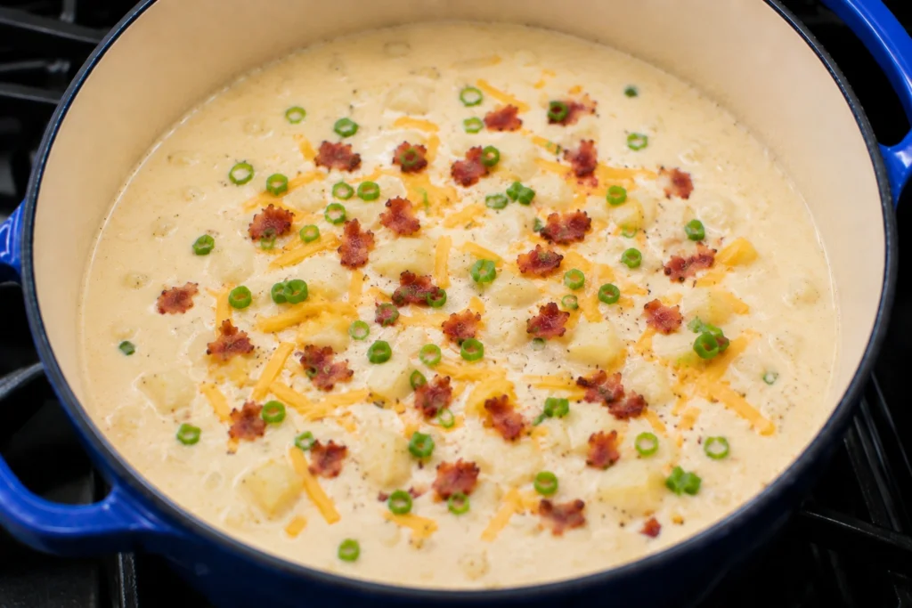 Finished Cracker Barrel Potato Soup