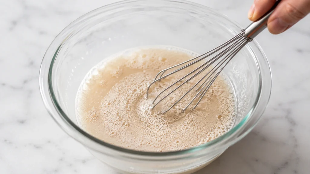 Activating Yeast for Soft Flatbread Dough