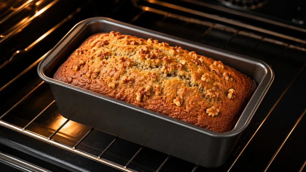 Baking the Banana Nut Bread