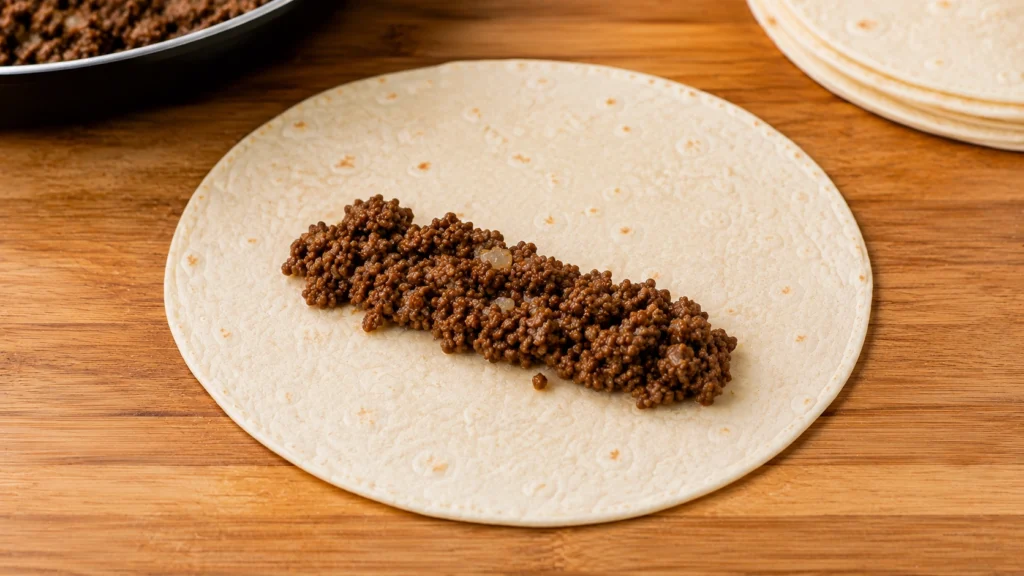 Filling the Tortillas