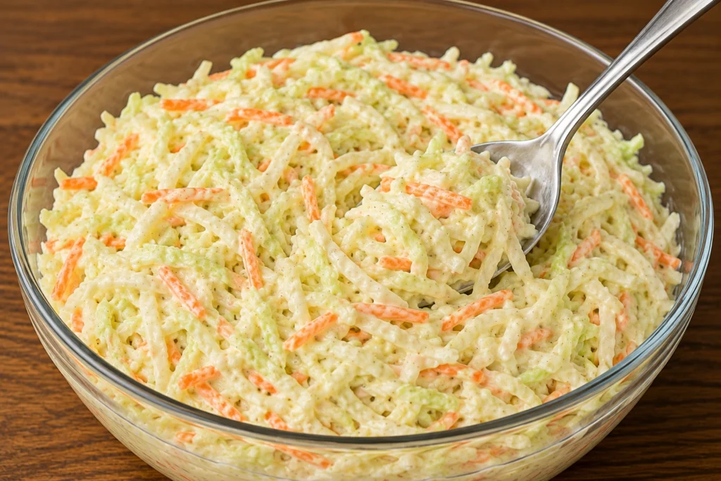 Finished Sonny’s BBQ Style Coleslaw