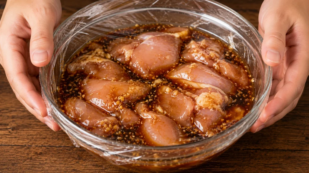 Marinating the Chicken