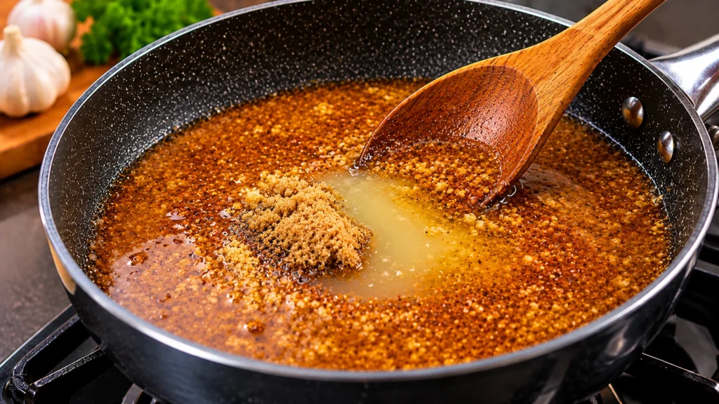 Mixing Broth and Lemon Juice