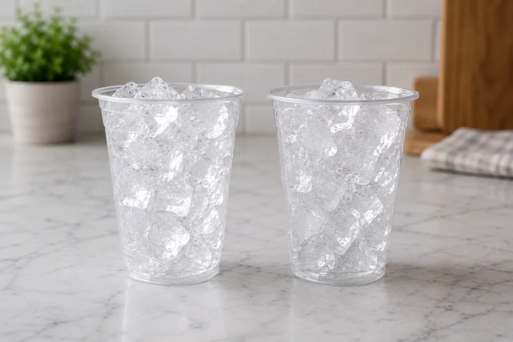 Step 1 Fill The Cups