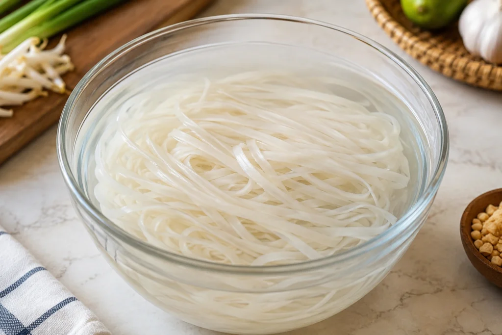 Step 1 Soak the Noodles