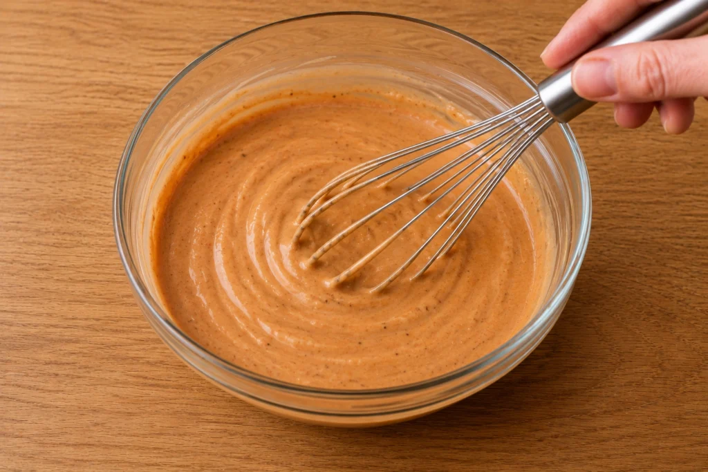Step 4 Mix Until Smooth