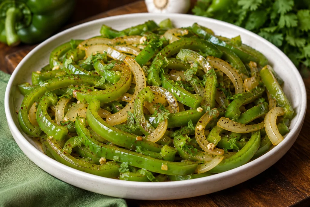 Sweet Green Peppers Recipe