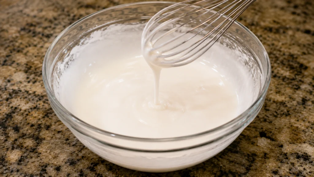 Sweet Vanilla Icing for Apple Grande Dessert