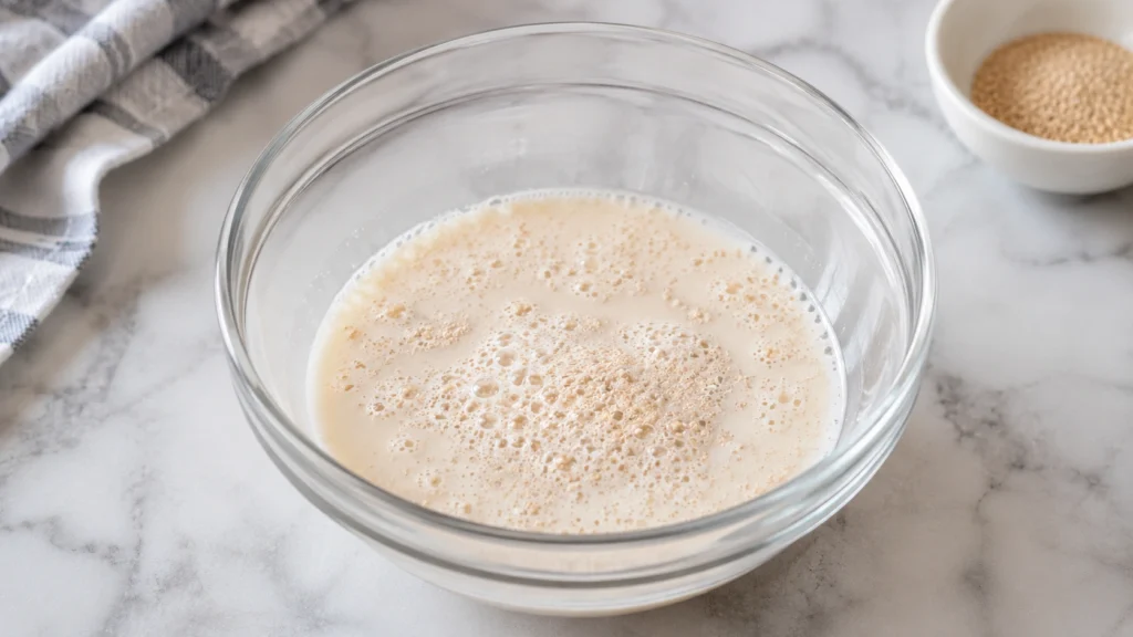 Activating Yeast for Mastoris Cheese Bread