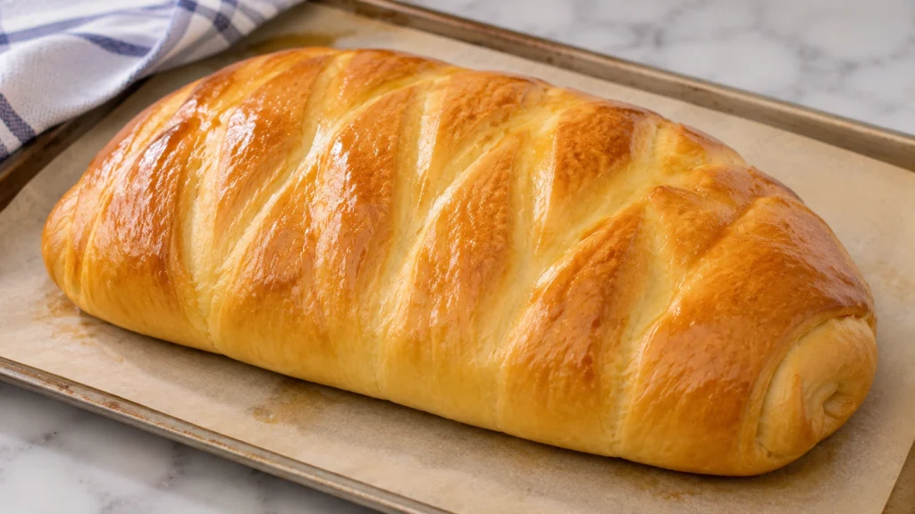 Baking the Cheese Bread