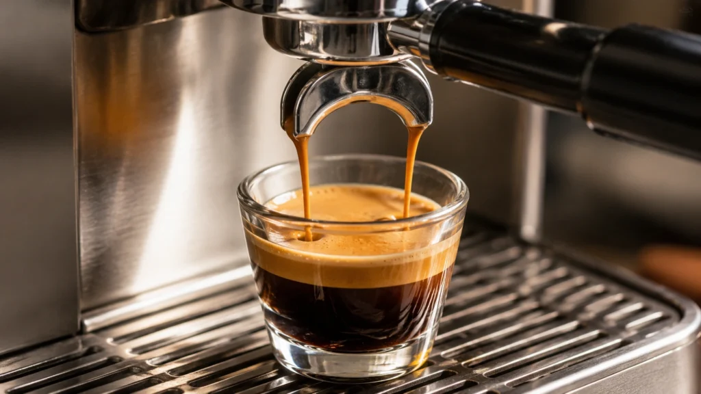 Brewing Fresh Espresso for Blondie Coffee