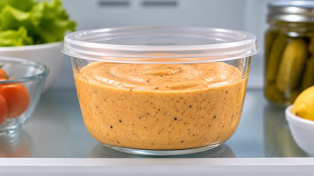 Chilling the Spicy Pepper Sauce Before Serving