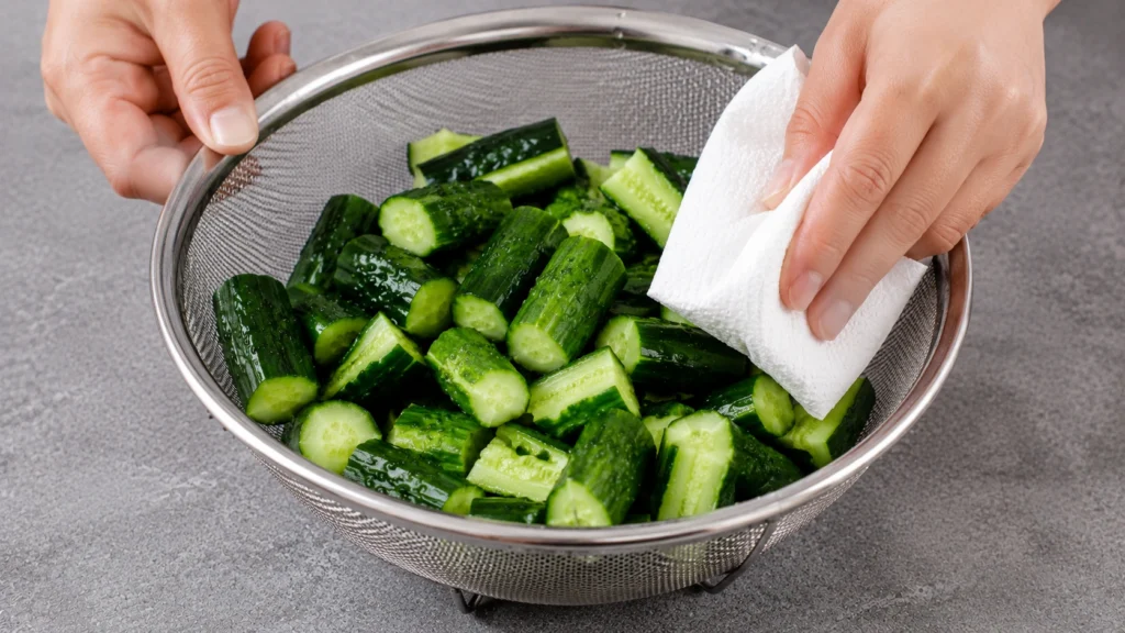 Draining Excess Moisture