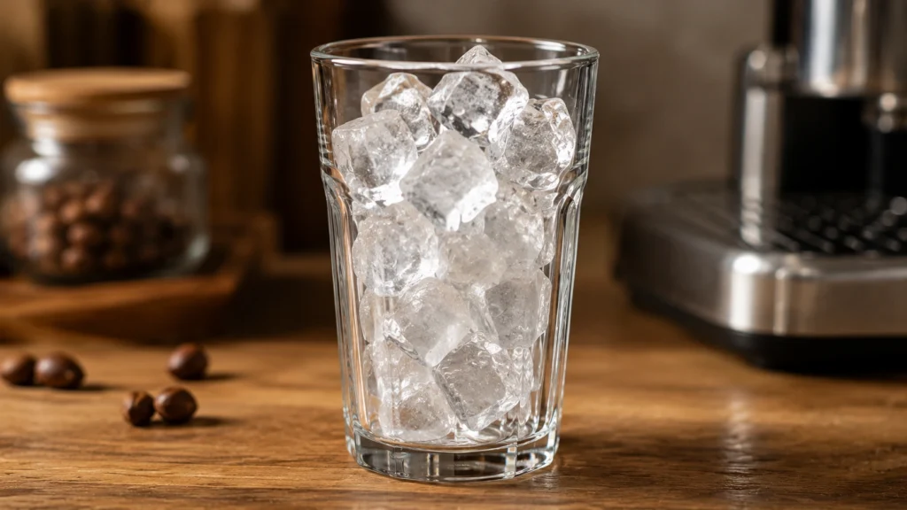 Filling the Glass with Ice