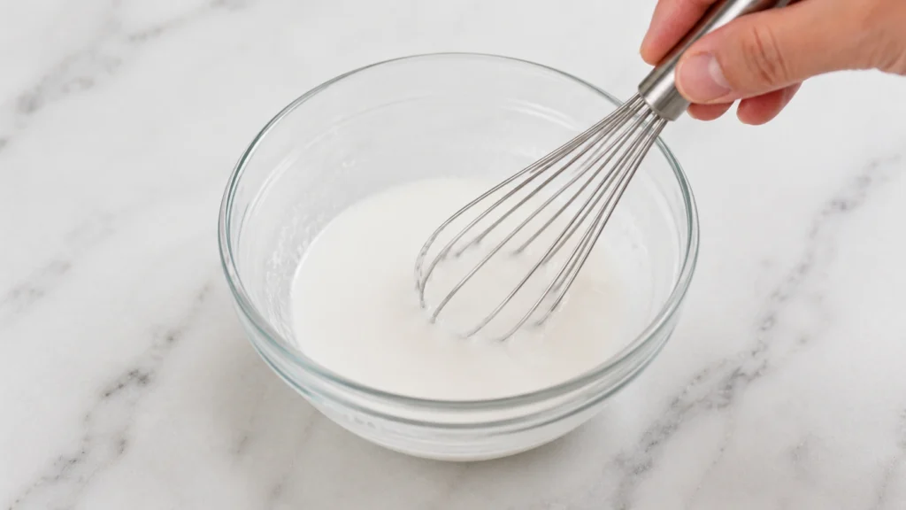 Making the Cornstarch Slurry