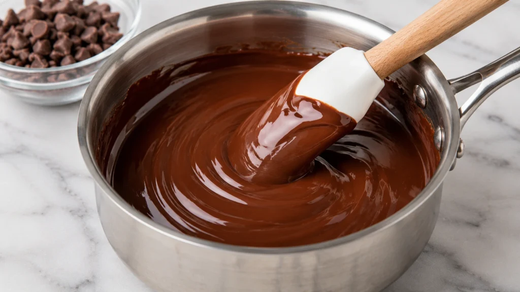 Melting the Chocolate Mixture