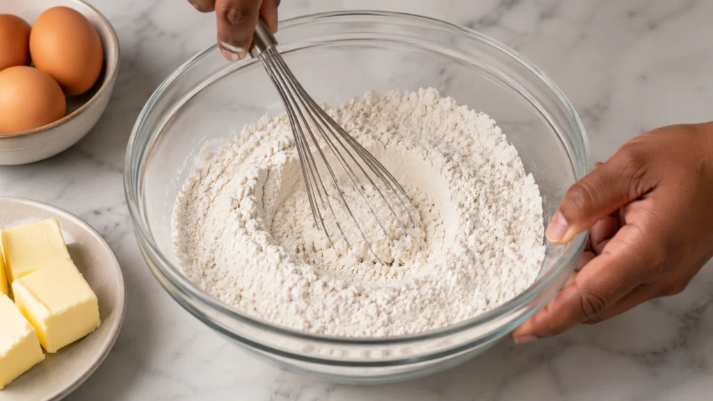 Mixing the Dry Ingredients