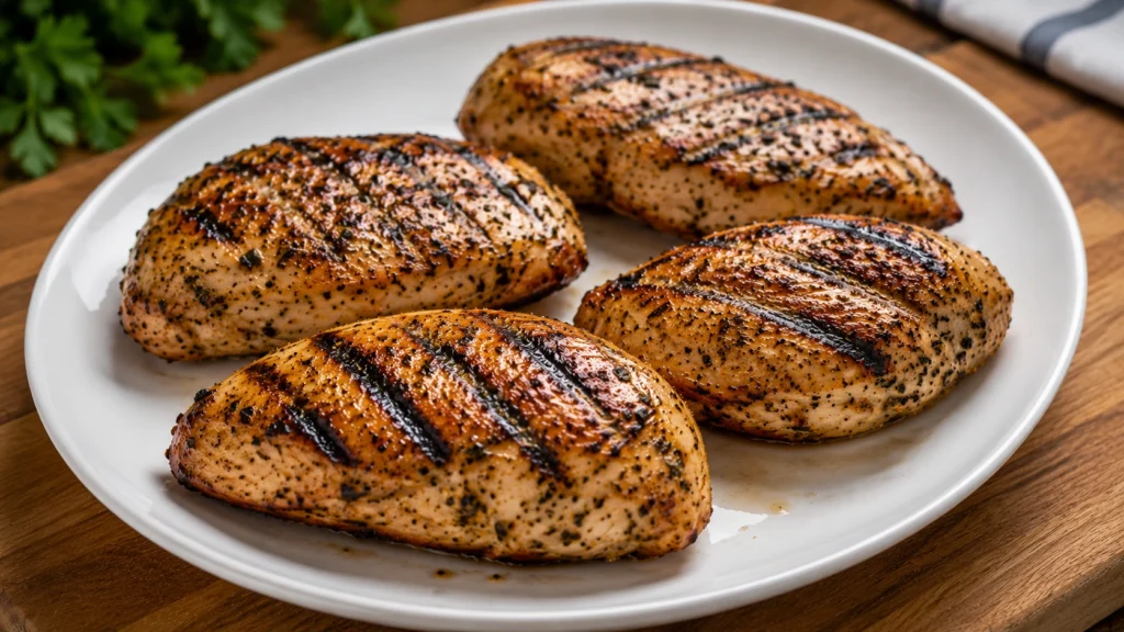 Resting the Grilled Chicken