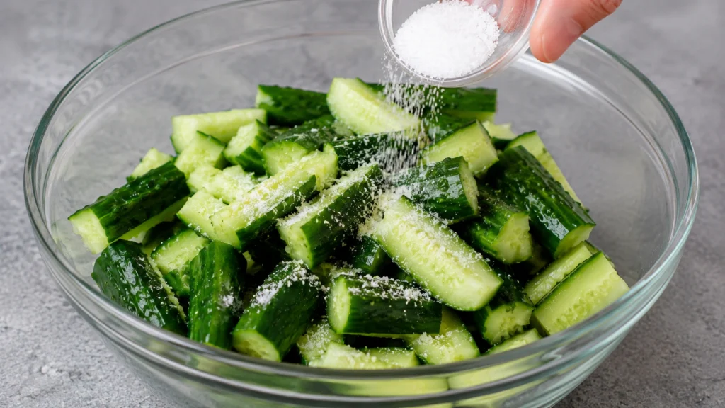 Salting the Cucumbers