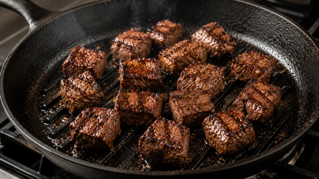 Searing Steak Until Perfectly Browned