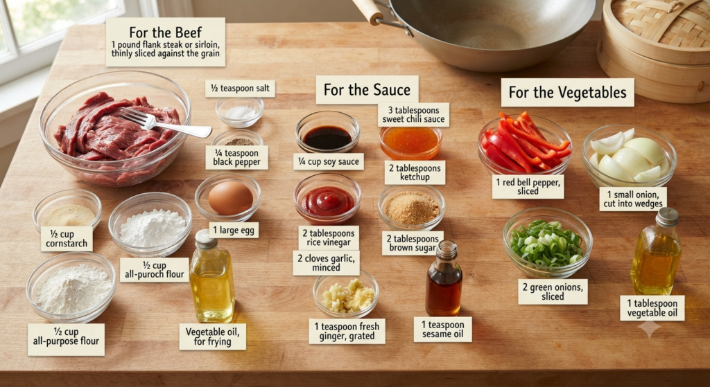 Beijing Beef Panda Express Recipe Ingredients