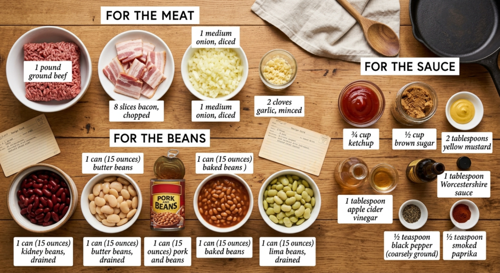 Calico Beans Recipe Ingredients