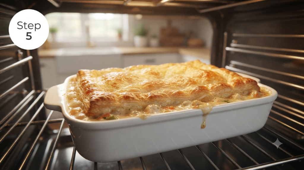 Chicken Pot Pie Casserole Recipe Step (3)