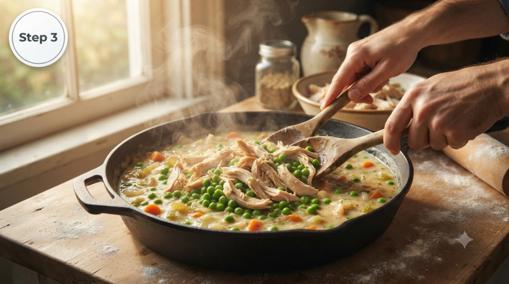 Chicken Pot Pie Casserole Recipe Step (5)