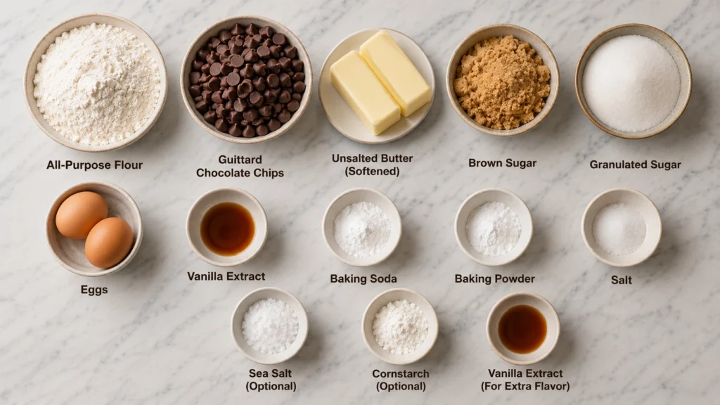 Guittard Chocolate Chip Cookie Recipe Ingredients
