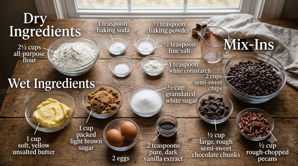 Jersey Mike’s Cookie Recipe Ingredients