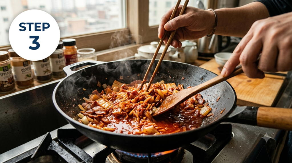 Kimchi Fried Rice Recipe (5)