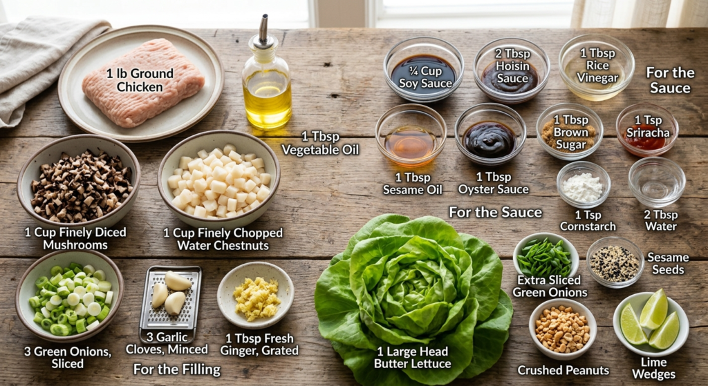 PF Chang Lettuce Wrap Recipe Ingredients