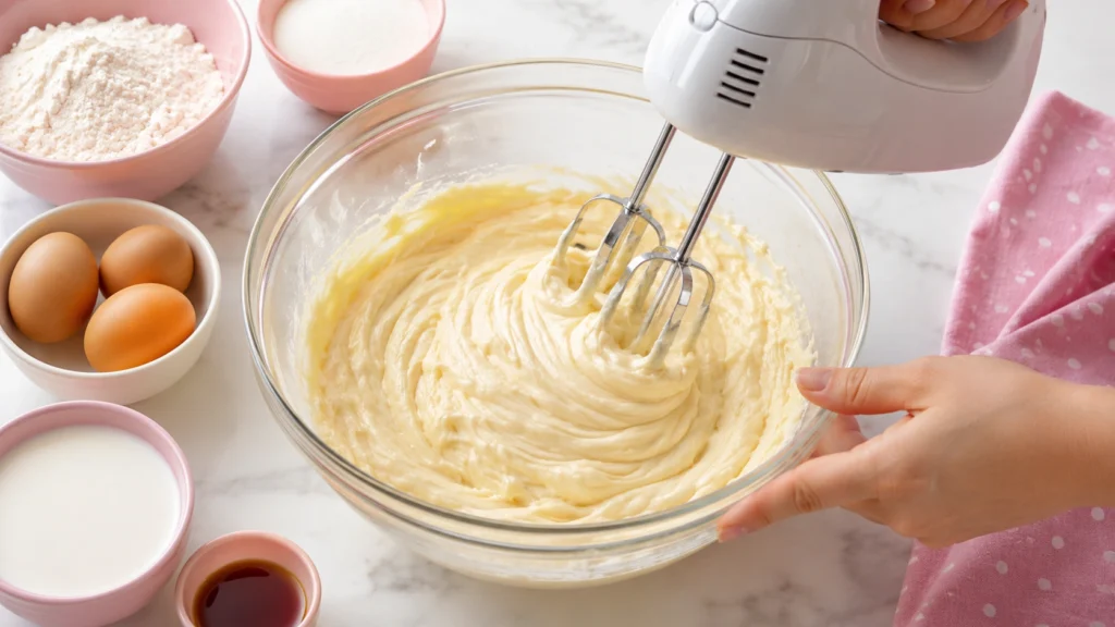 Prepare Cake Batter