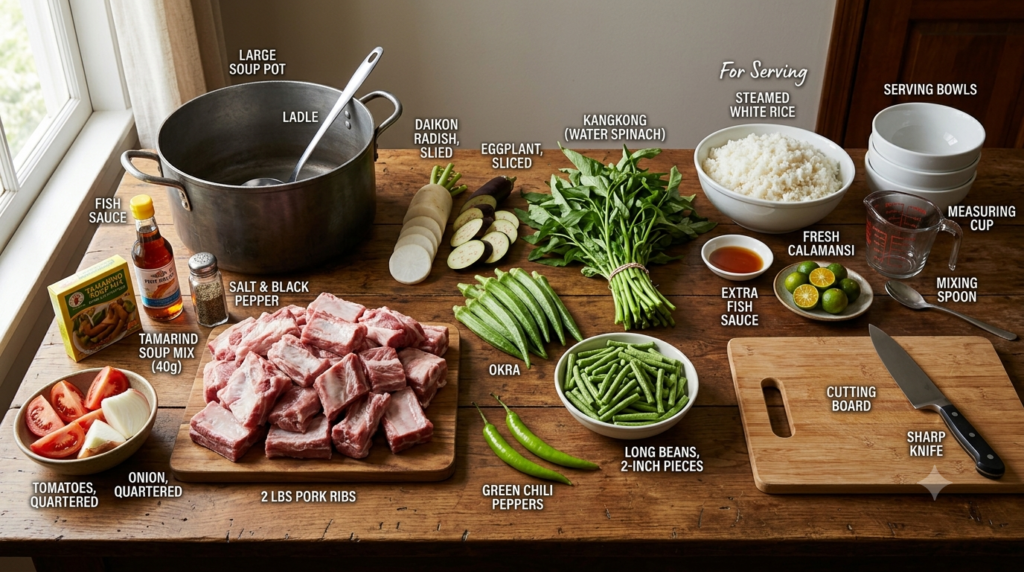 Sinigang Recipe Ingredients