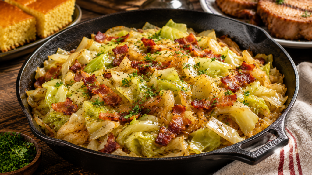 Smothered Cabbage Recipe