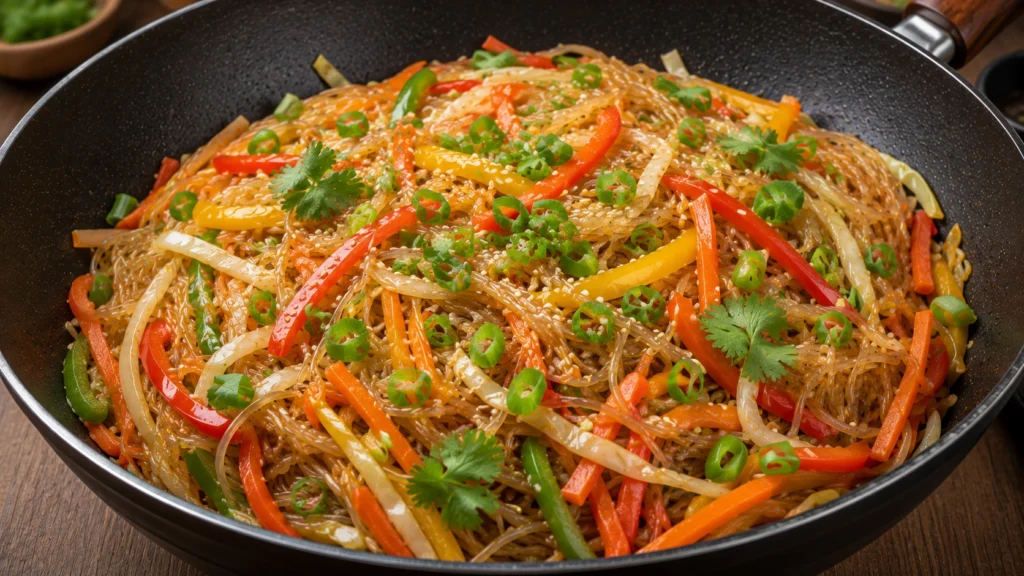 garnished-mung-bean-noodles-ready-to-serve