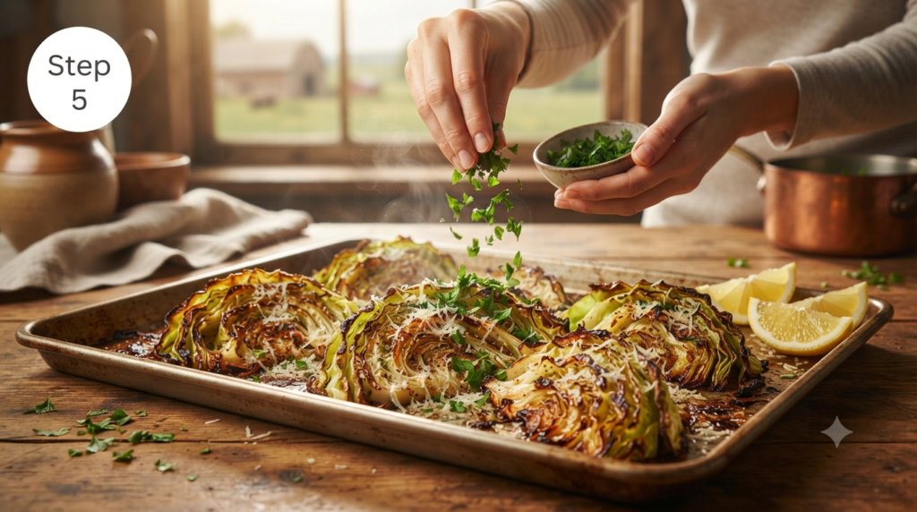 roasted cabbage recipe step (3)
