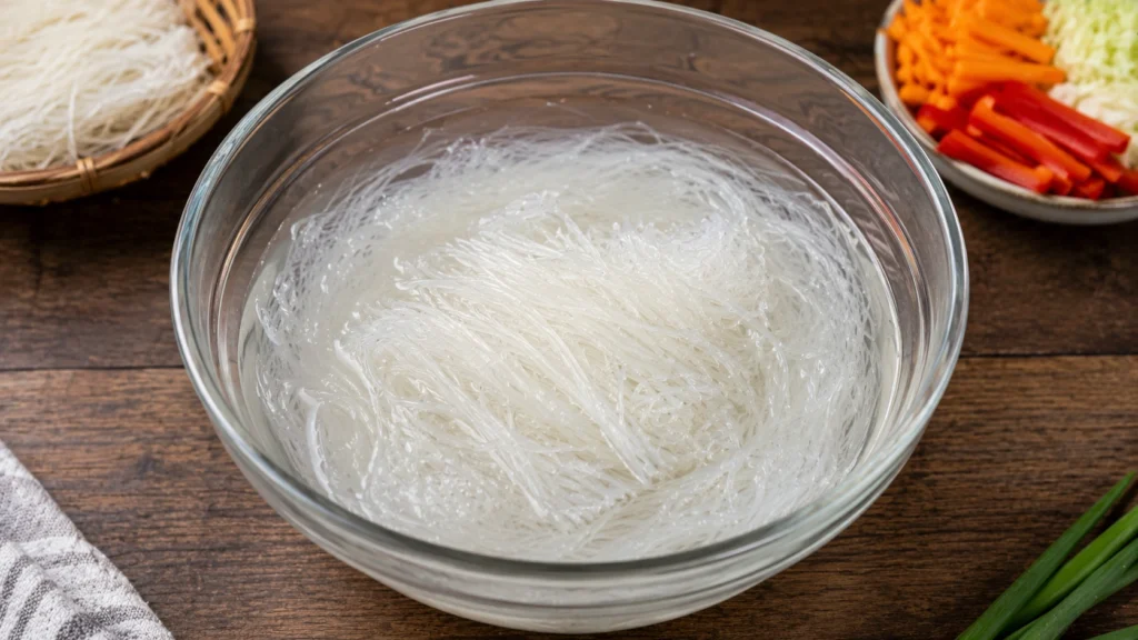 soaking-mung-bean-noodles