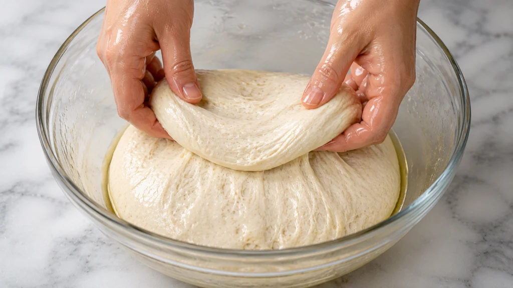 stretch-and-fold-focaccia-dough