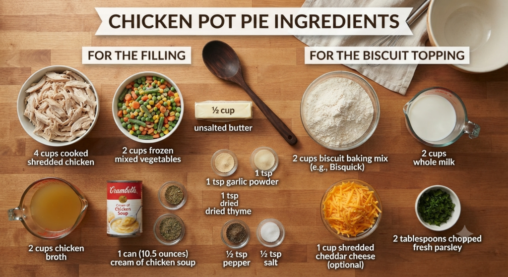 Chicken Cobbler Recipe Ingredients