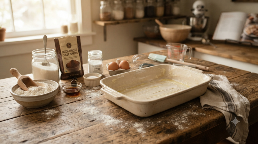 Chocolate Self Saucing Pudding Recipe Steps (1)