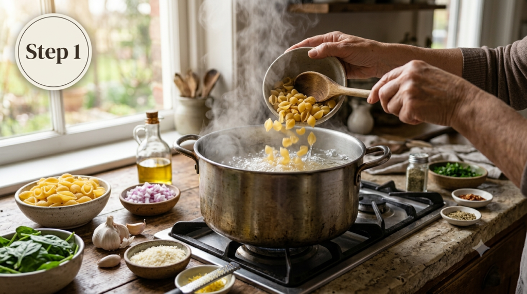Conchigliette Recipe Steps (1)