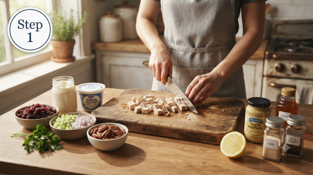 Cranberry Chicken Salad Recipe (1)