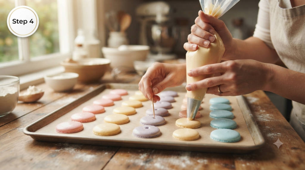 Goldilocks Macarons Recipe Steps (6)