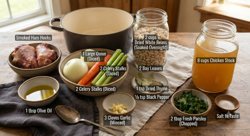 Ham Hock Soup Recipe Ingredients
