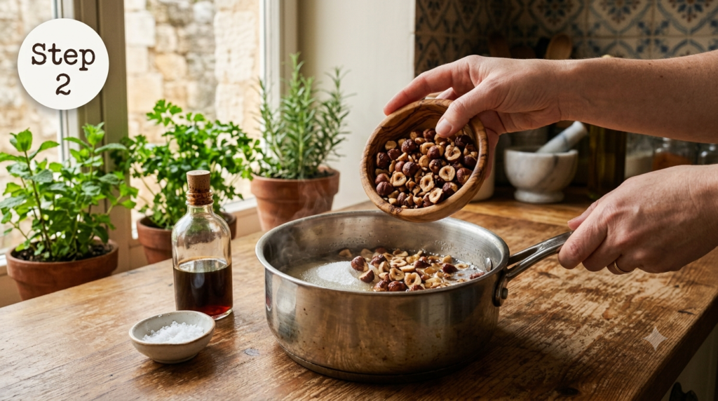 Hazelnut Amaretto Recipe Steps (6)