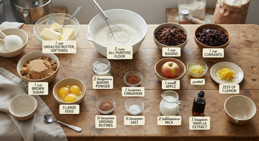 Kentish Cake Recipe Ingredients