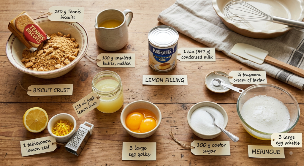 Lemon Meringue Recipe South Africa Ingredients