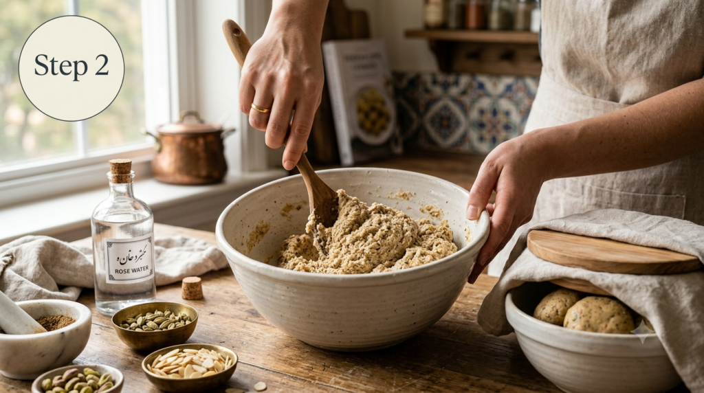 Persian Love Cookies Recipe Steps (6)